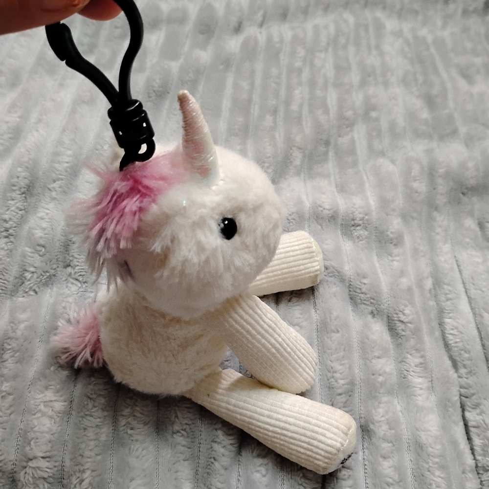 Scentsy Buddy Stella the Unicorn Plush Mini Clip Keychain Backpack 8" Sc… - Picture 3 of 7